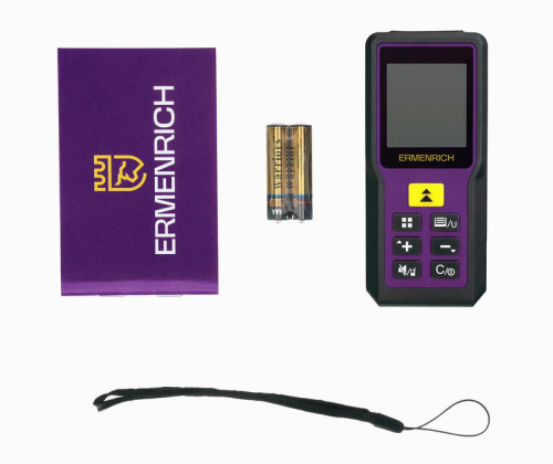 Рулетка лазерная Reel PRO GM60 фиолет. Ermenrich 84645 фото 2 Рулетка лазерная Reel PRO GM60 фиолет. Ermenrich 84645 фото 2