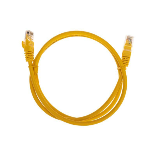 Патч-корд U/UTP CAT 6 RJ45-RJ45 26AWG LSZH желт. 1м Rexant 02-0295-1 Патч-корд U/UTP CAT 6 RJ45-RJ45 26AWG LSZH желт. 1м Rexant 02-0295-1