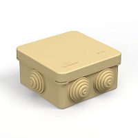 Коробка распределительная ОП 80х80х40 для прямого монтажа безгалогенная (HF) сосна Промрукав 40-0210-1001