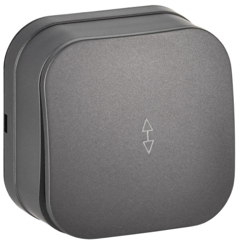 Выключатель проходной 1-кл. ОП GLORY ВСп10-1-0-ХСм 10А сталь матов. IEK EVH12-K46M-10 Выключатель проходной 1-кл. ОП GLORY ВСп10-1-0-ХСм 10А сталь матов. IEK EVH12-K46M-10