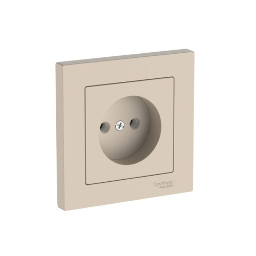 Розетка AtlasDesign 16А без заземл. быстрозажим. клем. в сборе песочн. SE ATN001240S Розетка AtlasDesign 16А без заземл. быстрозажим. клем. в сборе песочн. SE ATN001240S