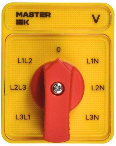 Переключатель кулачковый 16А (сх. 66) стандартная рукоятка IEK MI-CS10-016-066 фото 2 Переключатель кулачковый 16А (сх. 66) стандартная рукоятка IEK MI-CS10-016-066 фото 2