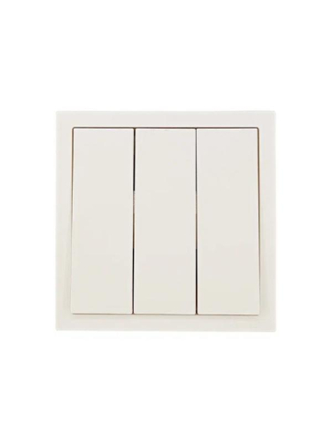 Выключатель 3-кл. СП ZIMA IP20 10А безвинт. зажим слон. кость LEZARD 704-9088-109QC фото 3