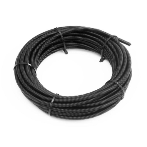 Труба гофрированная ПА dвн 5.0мм dнар 7.2мм безгалоген. (HF) разрезная черн. (уп.10м) Промрукав PR02.0296 фото 2