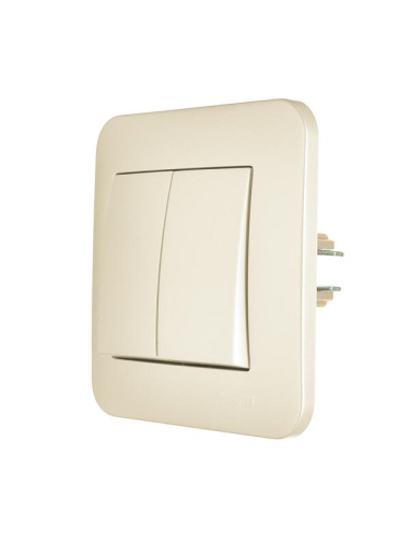 Выключатель 2-кл. 1п СП ASTI 10А IP20 в сборе жемчуж./бел. перламутр. LEZARD 7081-3030-101 фото 4 Выключатель 2-кл. 1п СП ASTI 10А IP20 в сборе жемчуж./бел. перламутр. LEZARD 7081-3030-101 фото 4