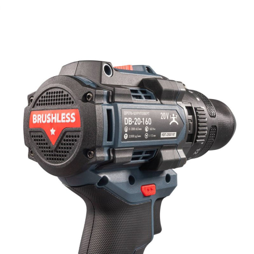 Дрель-шуруповерт ударная DB-20-160 (без АКБ и заряд. устр.) КВТ 104539 фото 4