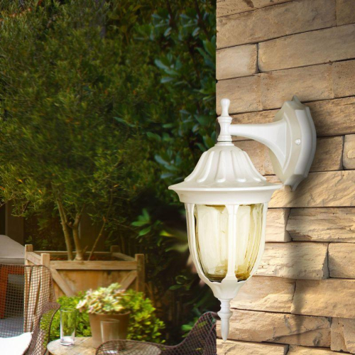 Светильник 4502 (НБУ 60Вт) 60Вт E27 IP43 улично-садовый бел. Camelion 10528 фото 2