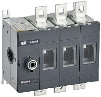 Выключатель-разъединитель ВРК 3п 250А без рукоятки KARAT IEK KA-VR10-3-0250 Выключатель-разъединитель ВРК 3п 250А без рукоятки KARAT IEK KA-VR10-3-0250