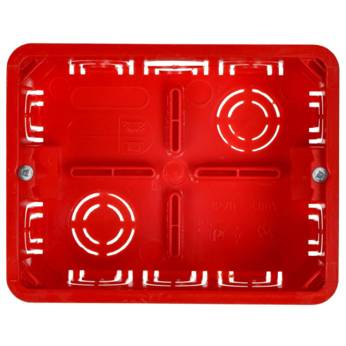 Коробка распаячная СП 120х92х45 КМ41028 для полых стен (с саморезами пластиковые лапки с крышкой) IEK UKG11-120-092-045-P фото 3