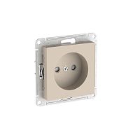 Розетка AtlasDesign 16А без заземл. защ. шторки быстрозажим. клем. механизм песочн. SE ATN001249S