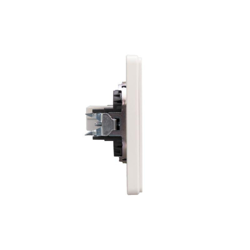 Розетка компьютерная СП ROUND MIELE RJ45 кат.6 перламутр Kranz KR-78-0724-1 фото 4