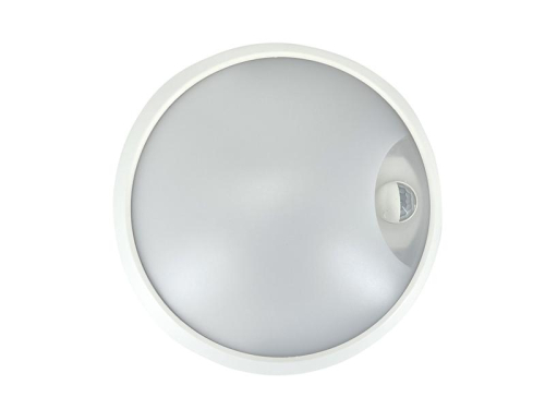 Светильник светодиодный WP 15 C 12W OP 840 D220 WH MDM 220х80мм 12Вт 4000К IP54 ЖКХ круглый пылевлагозащ. с датчиком движ. бел. Русский Свет 15071523453 фото 3 Светильник светодиодный WP 15 C 12W OP 840 D220 WH MDM 220х80мм 12Вт 4000К IP54 ЖКХ круглый пылевлагозащ. с датчиком движ. бел. Русский Свет 15071523453 фото 3