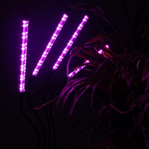 Светильник светодиодный "КРИСТАЛЛ" CTL2-USB-bl Agro 4х10Вт IP40 для растений спектр 4 плафона на прищепке пульт на шнуре красн./син. ФАZА 5068810 фото 15