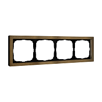Рамка 4-м ArtGallery Pure метал. латунь SE GAL312204