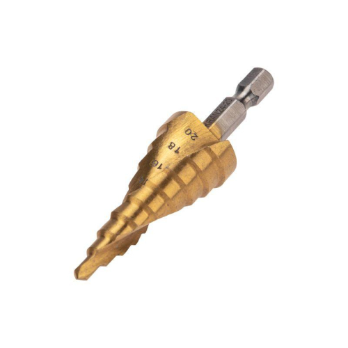 Сверло ступенчатое по металлу ТИТАН 4.0-20.0мм Kranz KR-12-6611 фото 3