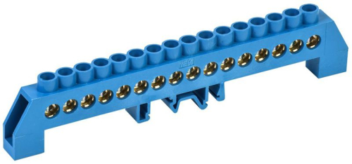 Шина нулевая в комб. DIN-изол. "Стойка" ШНИ-8х12-16-КС-С IEK YNN10-812-16DP-K07 Шина нулевая в комб. DIN-изол. "Стойка" ШНИ-8х12-16-КС-С IEK YNN10-812-16DP-K07