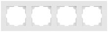 Рамка 4-м СП Accent 6-504-01М бел. матов. Intro Б0063759