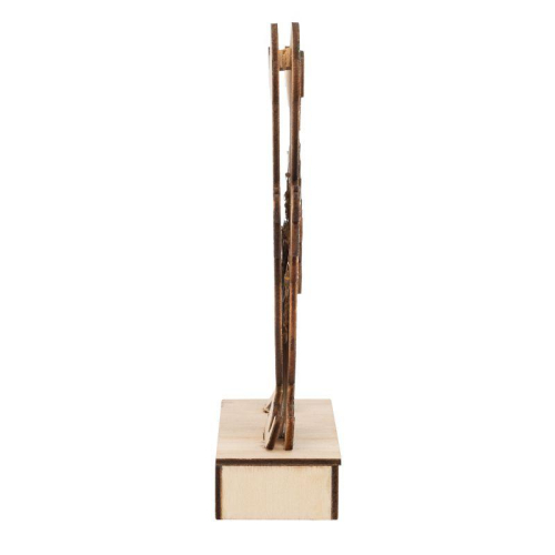 Фигура деревянная "Снеговик" 18см 5LED тепл. бел. 0.1Вт IP20 с подсветкой Neon-Night 504-017 фото 3