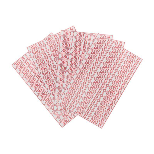 Наклейка знак электробезопасности " 380 В" 10х30мм Rexant 56-0008 Наклейка знак электробезопасности " 380 В" 10х30мм Rexant 56-0008