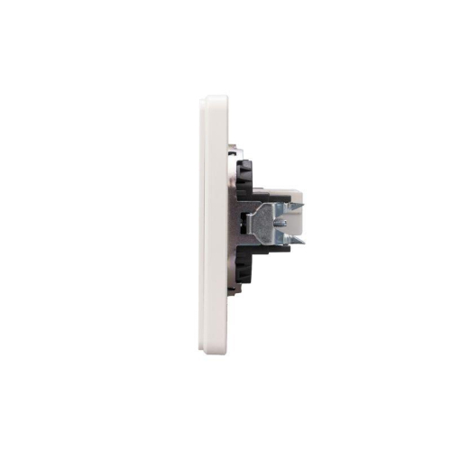 Розетка компьютерная СП ROUND MIELE RJ45 кат.6 перламутр Kranz KR-78-0724-1 фото 2