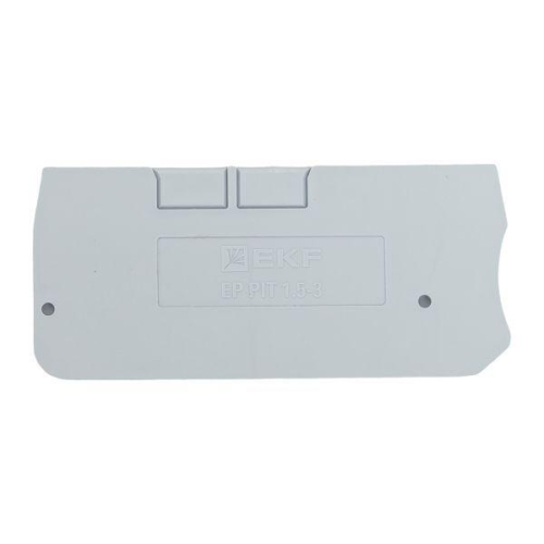 Заглушка для 1.5 Push-in 3 вывода сер. EKF EP-PIT-1.5-3 фото 2