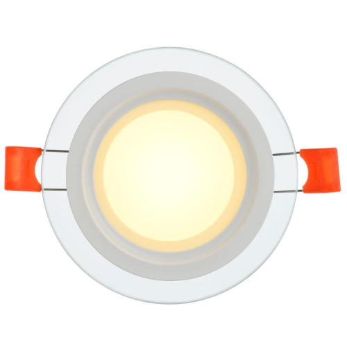 Светильник светодиодный ДВО 1620 6Вт 3000К IP20 встраив. со стекл. круг IEK LDVO0-1620-06-3000-K01 фото 2