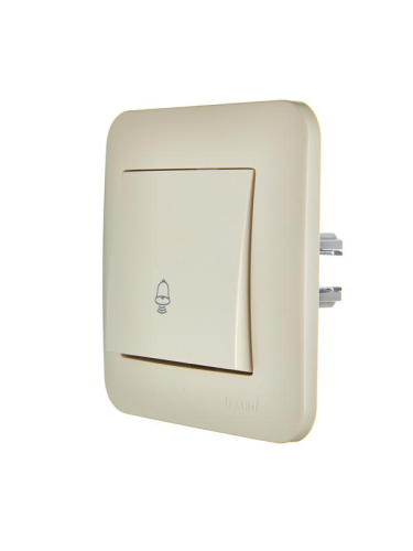 Кнопка звонка 1-кл.СП ASTI 10А IP20 в сборе крем. LEZARD 7081-0303-103 фото 4 Кнопка звонка 1-кл.СП ASTI 10А IP20 в сборе крем. LEZARD 7081-0303-103 фото 4