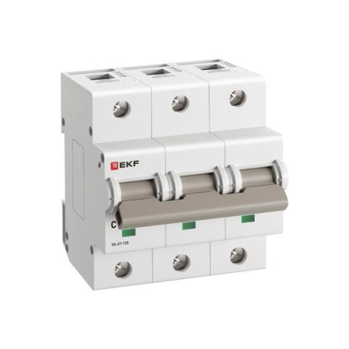 Выключатель автоматический 3п C 25А 15кА ВА 47-125 PROxima EKF mcb47125-3-25C