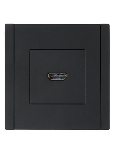 Розетка HDMI FORTE&PIANO FP140 черн. IEK FP-H10-K02 фото 2