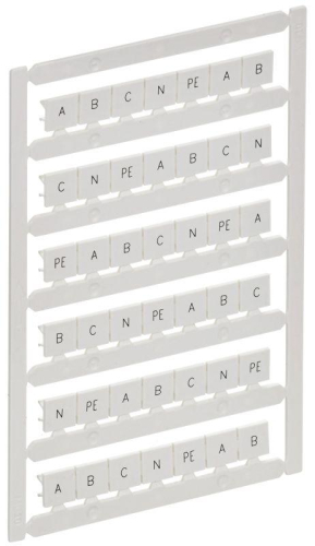 Маркер для CTS 10кв.мм "A; B; C; N; PE" ARMAFIX IEK AF-CT10D-M-010-21
