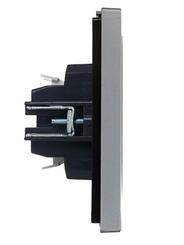 Выключатель 2-кл. СП FORTE&PIANO 10А FP506 с индикацией сталь IEK FP-V20-1-10-1-K46 фото 4