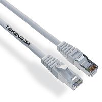 Патч-корд кат.5Е F/UTP 24 AWG LSZH 15м TOKOV PRO TOKOV Eletrcic TKP-PC06-5EF-CULSZH-15M