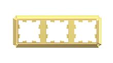 Рамка 3-м AtlasDesign Antique универс. зол. SE ATN101603