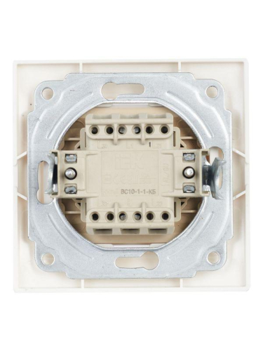 Выключатель 1-кл. СП Кварта 10А IP20 ВС10-1-1-КБ с индикацией бел. GENERICA EVK11-K01-10-DM фото 4