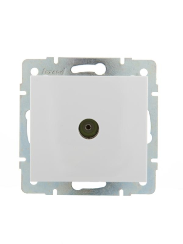 Розетка телевизионная оконечная TV СП Rain 16А IP20 механизм бел. LEZARD 703-0288-130 Розетка телевизионная оконечная TV СП Rain 16А IP20 механизм бел. LEZARD 703-0288-130
