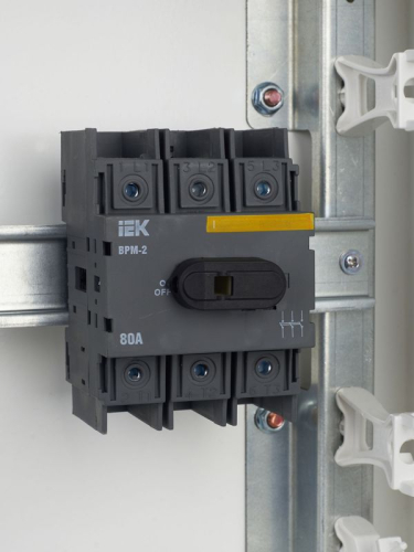 Выключатель-разъединитель модульный 3п 80А ВРМ-2 KARAT IEK MVR20-3-080 фото 10