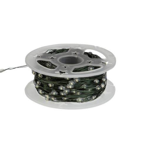 Гирлянда светодиодная "Роса" 50м 500LED бел. IP20 230В с контроллером провод зел. Neon-Night 303-285 фото 5