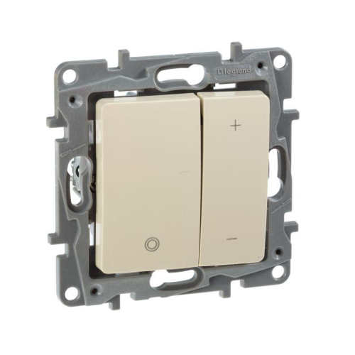 Механизм светорегулятора нажимного СП Etika 400Вт сл. кость. IEK 672318 Механизм светорегулятора нажимного СП Etika 400Вт сл. кость. IEK 672318