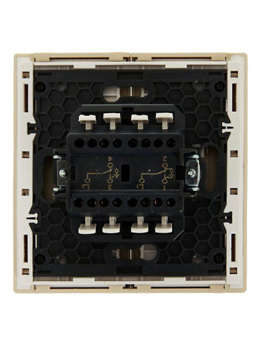 Выключатель проходной 2-кл. СП FORTE&PIANO 10А FP408 с индикацией ваниль IEK FP-V22-1-10-1-K10 фото 5