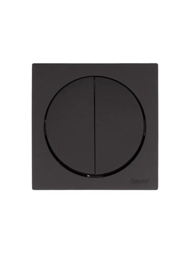 Выключатель 2-кл. СП OSEN 10А IP20 механизм черн. бархат LEZARD 743-4288-101 фото 3