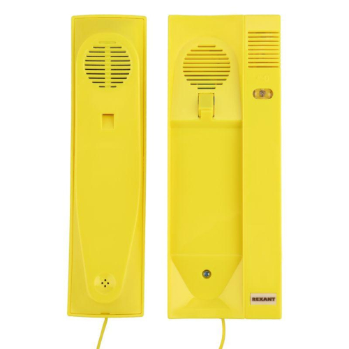 Трубка домофона с индикатором и регулировкой звука RX-322 желт. Rexant 45-0322 фото 3