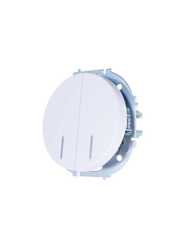 Выключатель 2-кл. СП OSEN 10А IP20 с подсветкой механизм бел. LEZARD 743-0288-112 фото 2