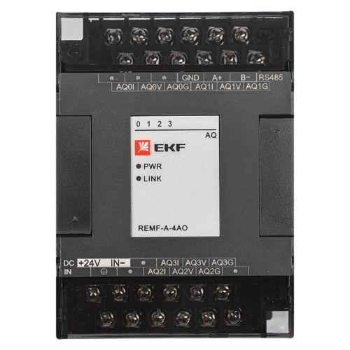 Модуль аналогового вывода REMF 4 PRO-Logic (без поверки) EKF REMF-A-4AO фото 8