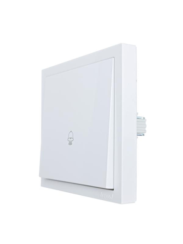 Кнопка звонка СП ZIMA IP20 безвинт. зажим бел. LEZARD 704-0288-103QC фото 2