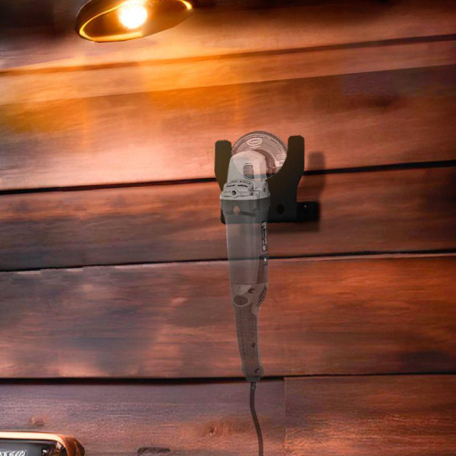 Держатель для угловых шлифмашинок до 125мм настенный черн. Rexant 38-0655 фото 2 Держатель для угловых шлифмашинок до 125мм настенный черн. Rexant 38-0655 фото 2