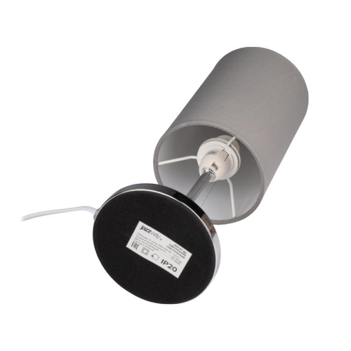 Светильник настольный JH3-01-gy E14 IP20 110х110х310мм метал.; ткань; PVC-пластик сер. JazzWay 5062368 фото 5