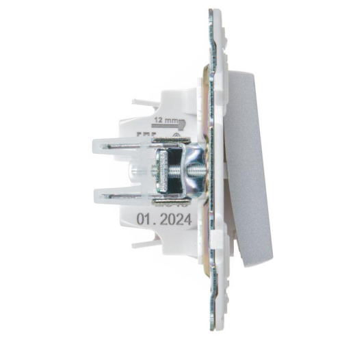 Выключатель 1-кл. SKANDY 10А SK-V01S серебр. IEK SK-V10-0-10-K23 фото 4
