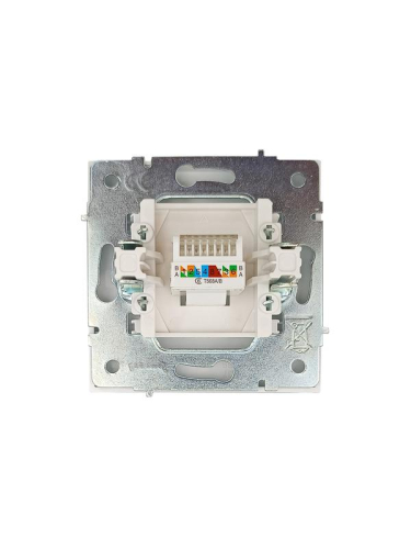 Розетка компьютерная 1-мест. СП ZIMA бел. LEZARD 704-0288-140 фото 5