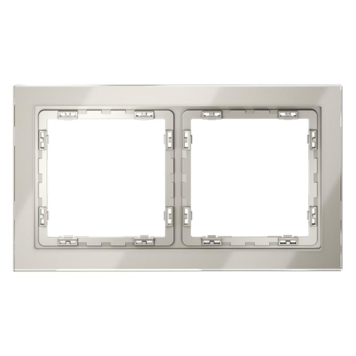 Рамка 2-м S70 стеклян. кашемир Voltum VLS110203 Рамка 2-м S70 стеклян. кашемир Voltum VLS110203