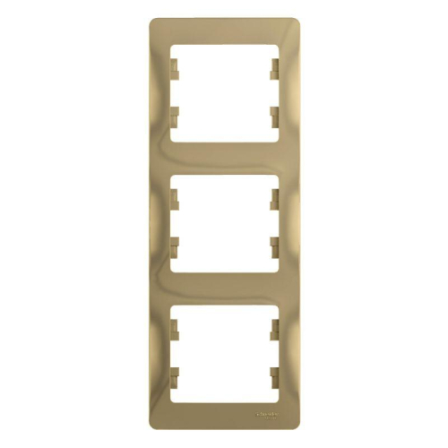 Рамка 3-м Glossa вертикал. титан SE GSL000407 Рамка 3-м Glossa вертикал. титан SE GSL000407